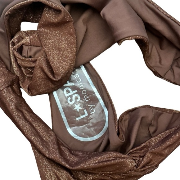 L Space Shimmer Nancy Lee Bikini Bottom nwt - Picture 6 of 6